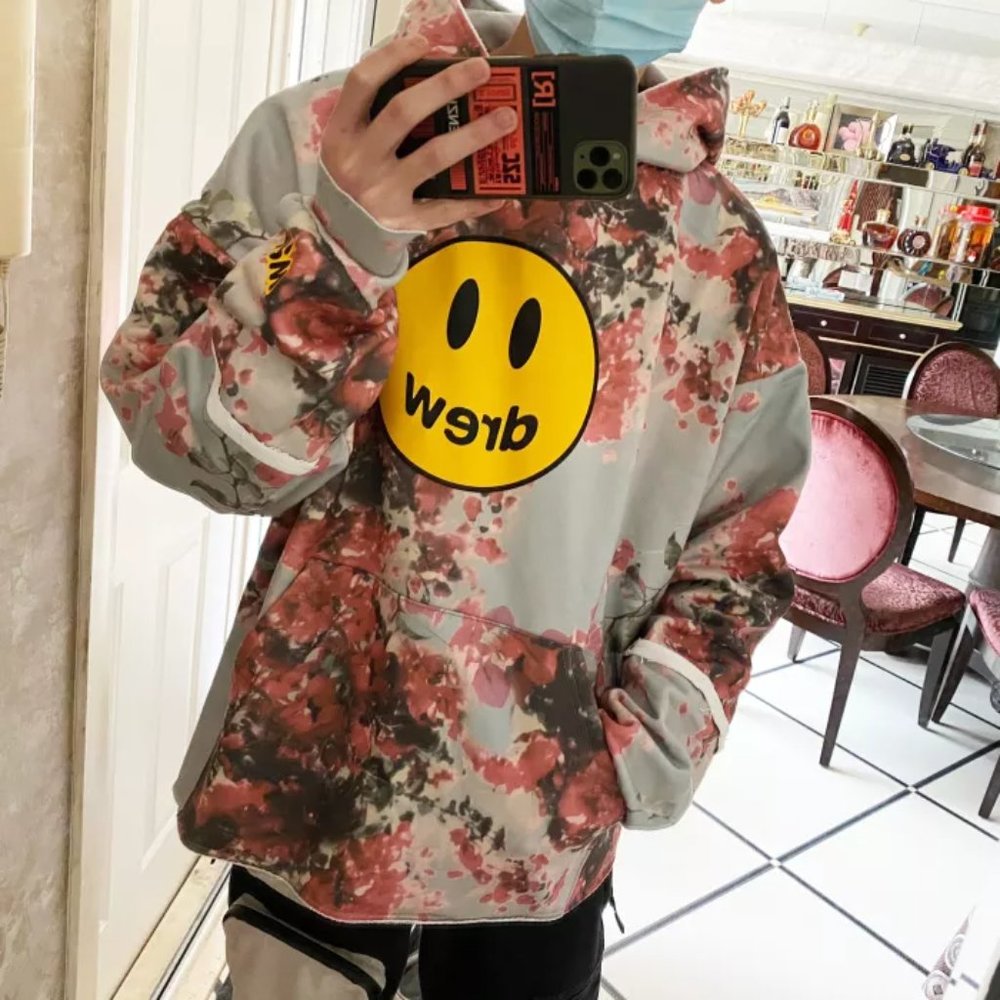 Drew House Floral Hoodie Sweatshirt Size Small
